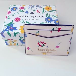 Kate Spade Floral Small Slim Card Holder